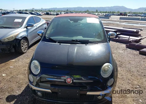 2012 Fiat 500C Lounge from USA, damaged, VIN 3C3CFFER5CT177662